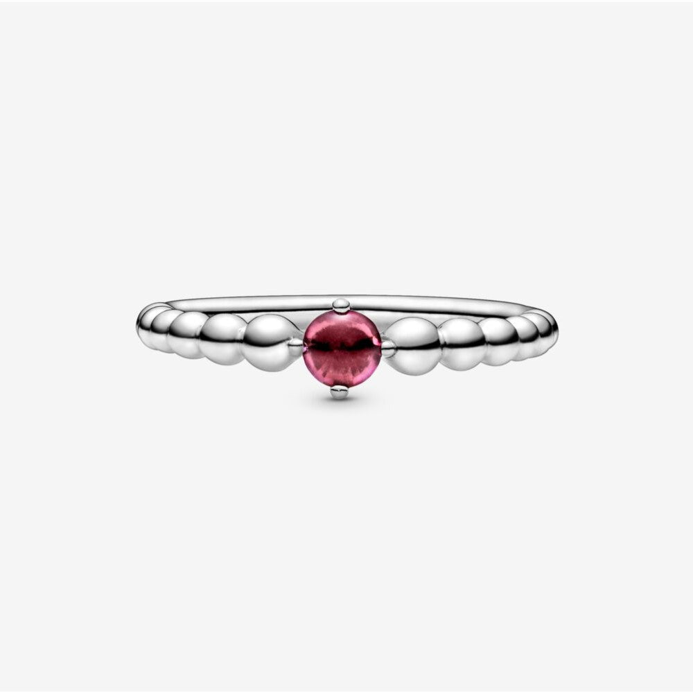 Pandora Fire Red Ring Decorated with Spheres 198867C02