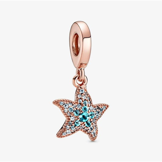 Pandora Sparkling Starfish Pendant Charm 788942C01