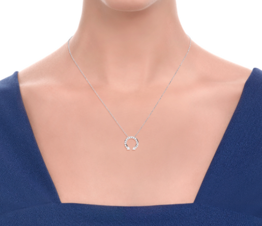 0023299 Collana Donna Anniversary More In Oro Bianco Gioielli Recarlo P86fa013038 45 750