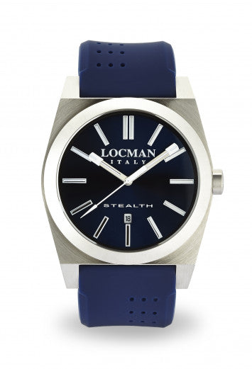 Orologio Locman Stealth Three Hands Quartz 43mm 020100BLNNKSIB