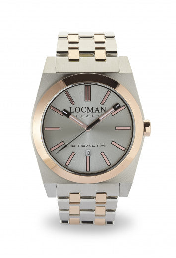 Orologio Locman Stealth Three Hands Quartz 43mm 02010RAGF5N0BAR