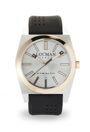 Orologio Locman Stealth Three Hands Quartz 43mm 02010RAGF5N0SIK