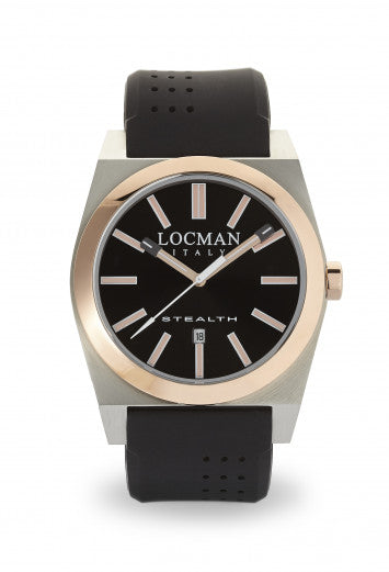Orologio Locman Stealth Three Hands Quartz 43mm 02010RBKF5N0SIK