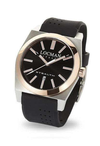 Orologio Locman Stealth Three Hands Quartz 43mm 02010RBKF5N0SIK