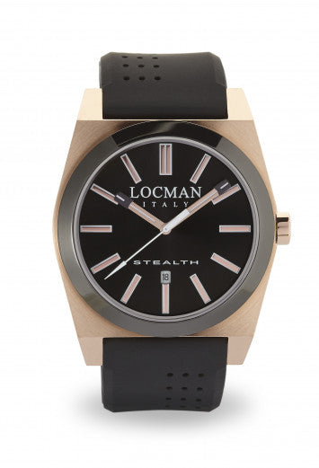 Orologio Locman Stealth Three Hands Quartz 43mm 0201RGBKF5N0SIK