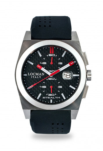 Orologio Locman Stealth Chronograph 43mm 020200CBFRD1GOK