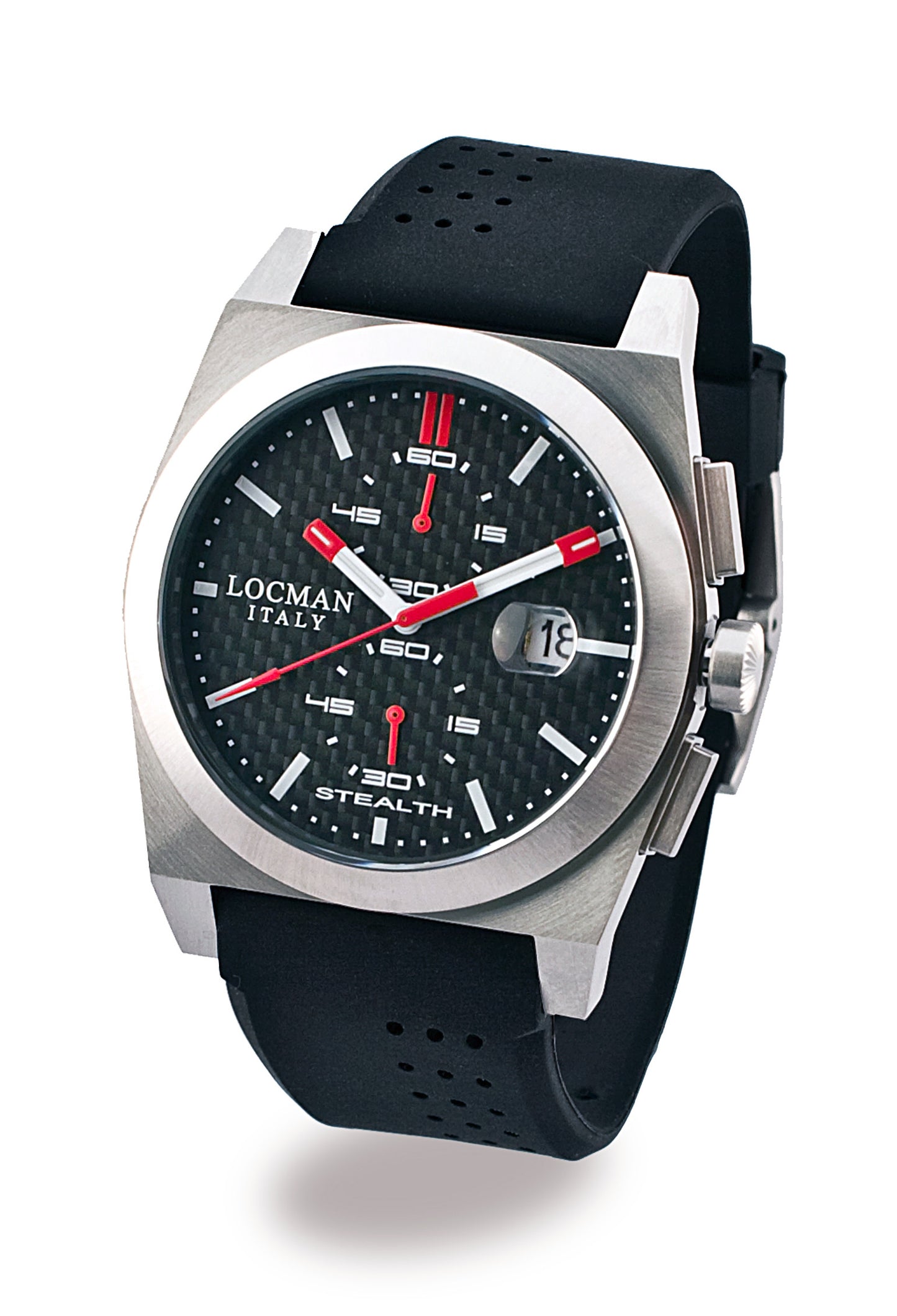 Orologio Locman Stealth Chronograph 43mm 020200CBFRD1GOK