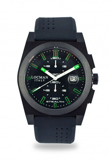 Orologio Locman Stealth Chronograph 43mm 0202BKBKFGK1GOK