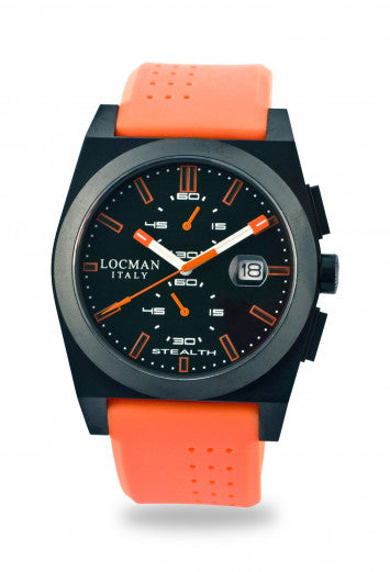 Orologio Locman Stealth Chronograph 43mm 0202BKBKFOK1GOO