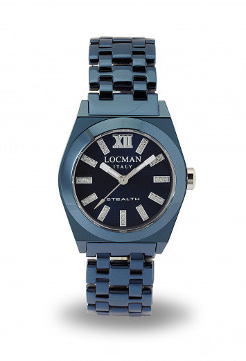Orologio Locman Stealth Lady 0204BL-BLDFNKBRB