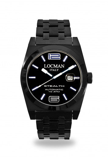 Orologio Locman Stealth Automatic 43mm 0205BKBKFBL0BRK