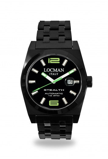 Orologio Locman Stealth Automatic 43mm 0205BKBKNGR0BRK