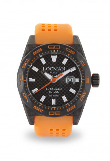 Orologio Locman Stealth 300MT Carbon Automatic 0216V1-CBCBNKOS2O