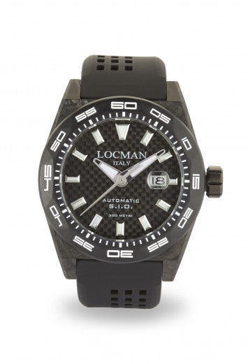 Orologio Locman Stealth 300MT Carbon Automatic 0216V5-CBCBNKWS2K