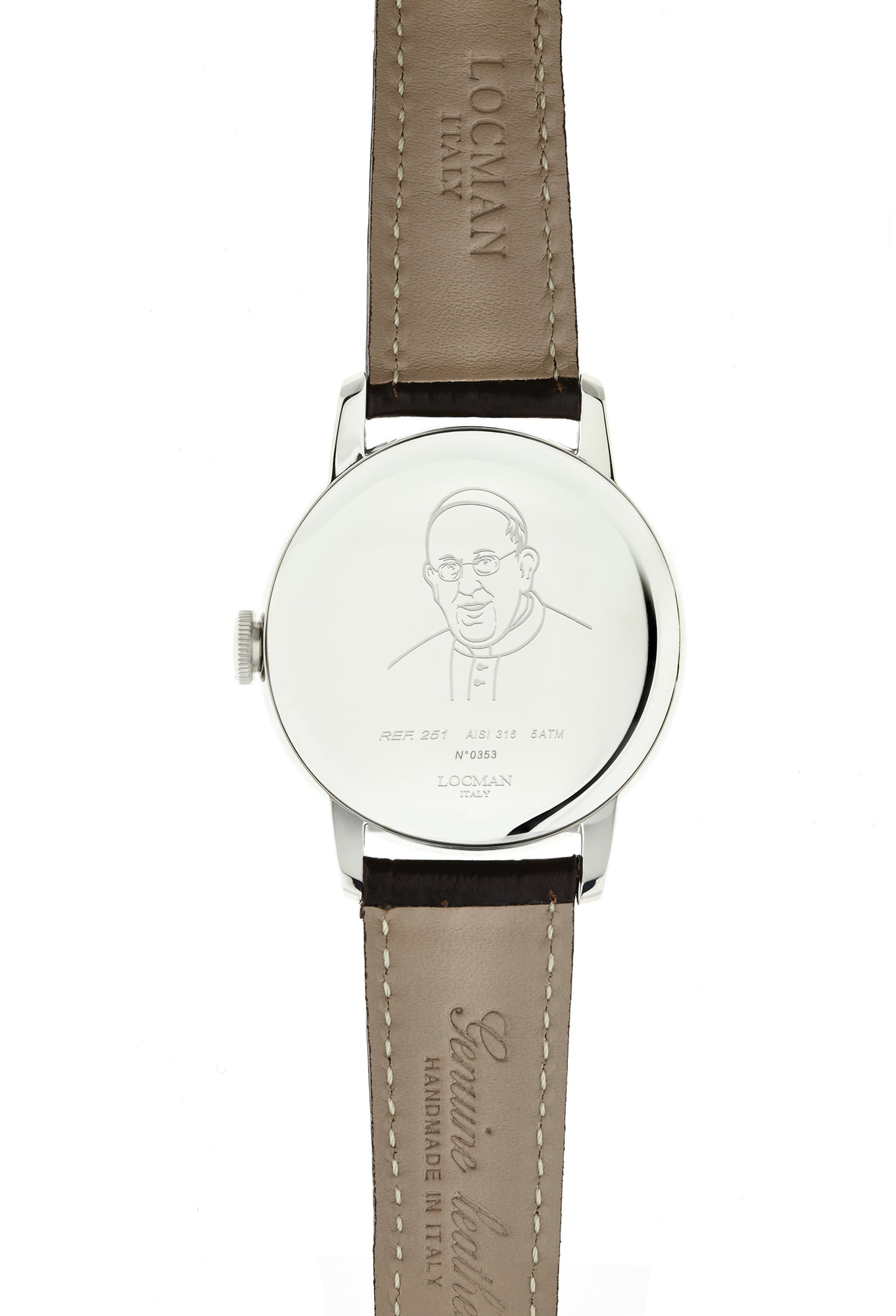 Orologio Locman 1960 Fabbrica della pace 0251V05-AVPACEPT