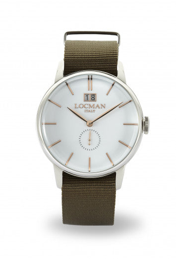 Orologio Locman 1960 Big Date 0252V08-00WHRGNG