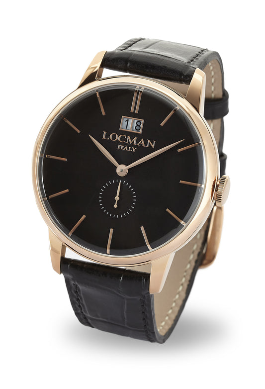 Orologio Locman 1960 Big Date 0252V09-RGBKRGPK