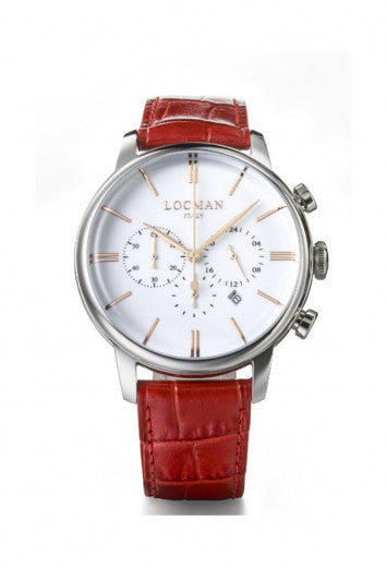 Orologio Locman 1960 Chronograph 0254A08R-00WHRGPR