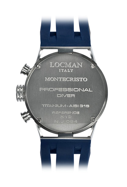 Locman Montecristo Diver watch 051200BYBLNKSIB