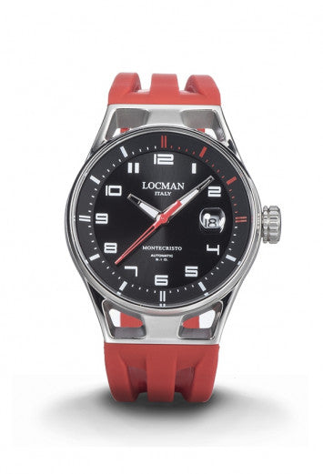 Locman Montecristo 41 MM watch 0541A01S-00BKRDSR