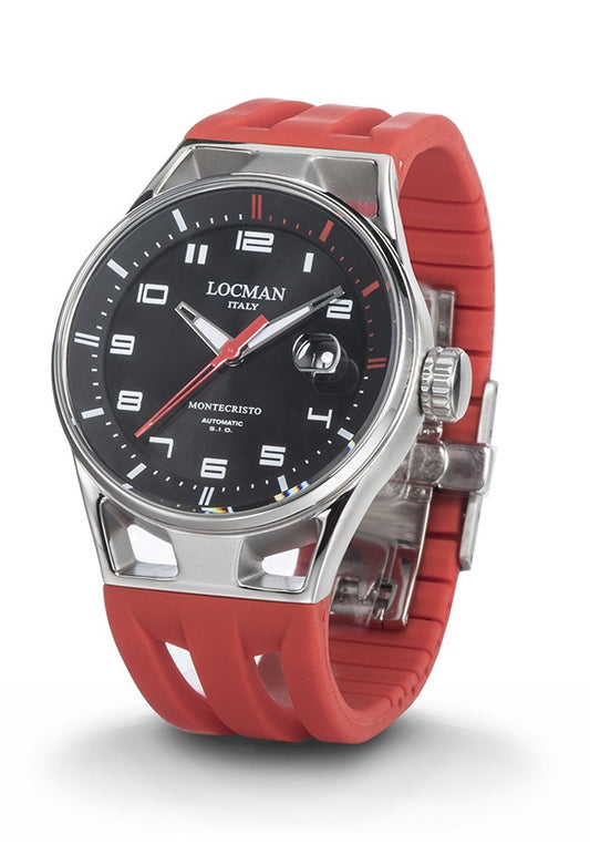 Locman Montecristo 41 MM watch 0541A01S-00BKRDSR