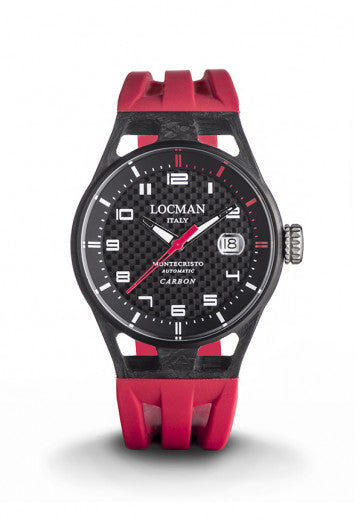 Locman Montecristo Carbon 0544C09S-CRCBWHSR watch