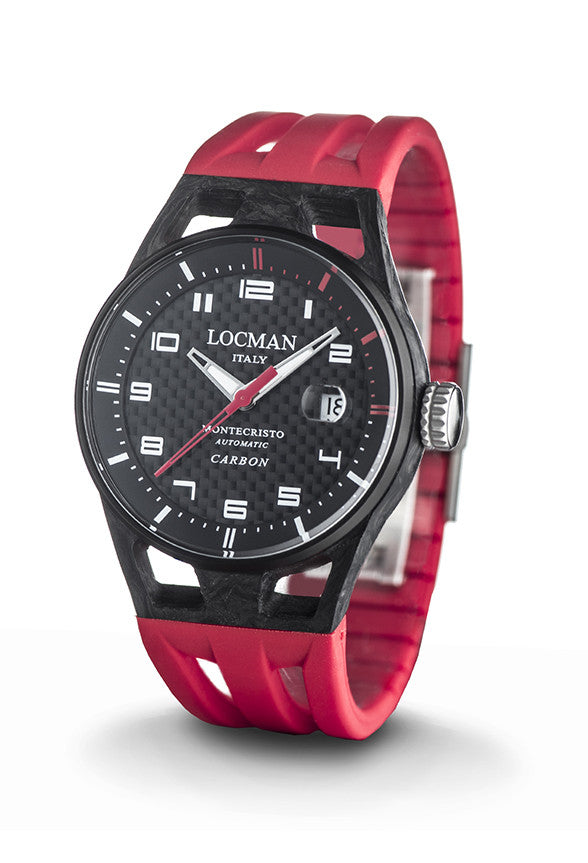Locman Montecristo Carbon 0544C09S-CRCBWHSR watch