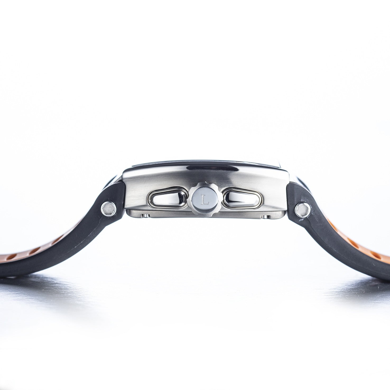 Locman Tremila / orologio uomo / quadrante bianco / cassa acciaio / cinturino gomma bianca Locman Tremila / orologio uomo / quadrante bianco / cassa acciaio / cinturino gomma bianca