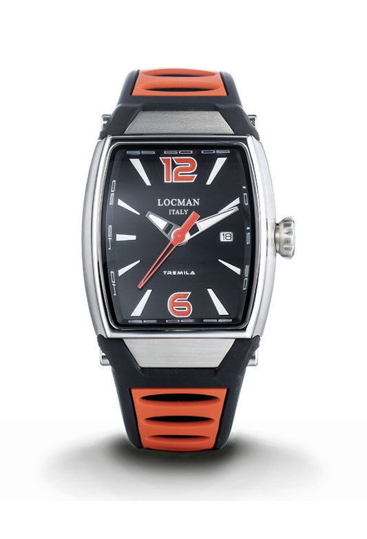 Locman Tremila Three Hands Quartz watch 0552A01S-00BKRDSR