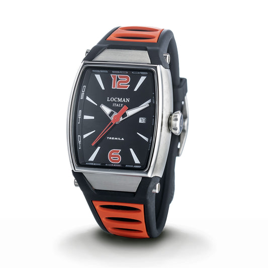Locman Tremila Three Hands Quartz watch 0552A01S-00BKRDSR
