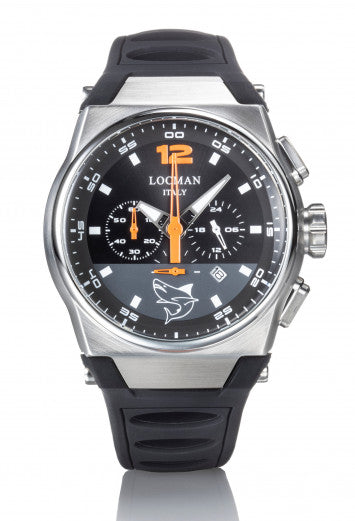 Orologio Locman Uomo Mare in Acciaio 0555A01S-00BKSKSK Orologio Locman Uomo Mare in Acciaio 0555A01S-00BKSKSK
