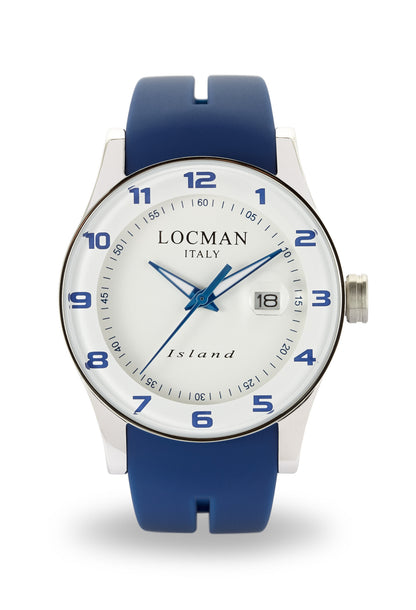 Orologio Locman Island Three Hands Quartz 060000WB-WHB2SIB