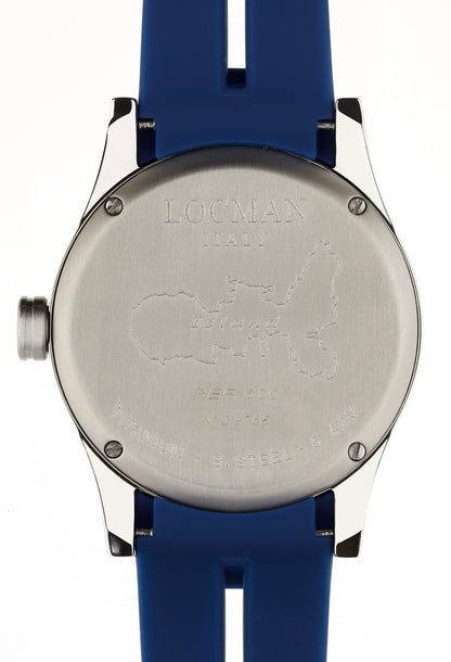 Orologio Locman Island Three Hands Quartz 060000WB-WHB2SIB