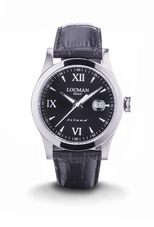 Orologio Locman Island Three Hands Quartz 0614A01-00BKWHPK