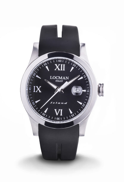 Orologio Locman Island Three Hands Quartz 0614A01-00BKWHSK