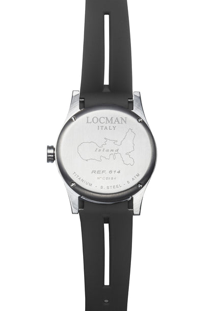 Orologio Locman Island Three Hands Quartz 0614A01-00BKWHSK