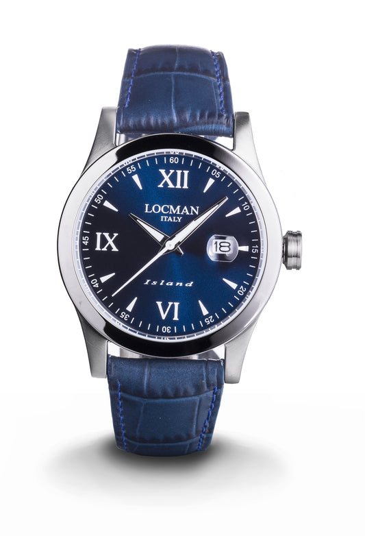 Locman Island Three Hands Quartz watch 0614A02-00BLWHPB