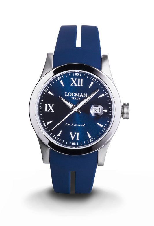 Locman Island Three Hands Quartz watch 0614A02-00BLWHSB