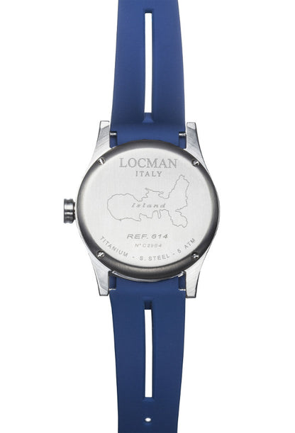 Locman Island Three Hands Quartz watch 0614A02-00BLWHSB
