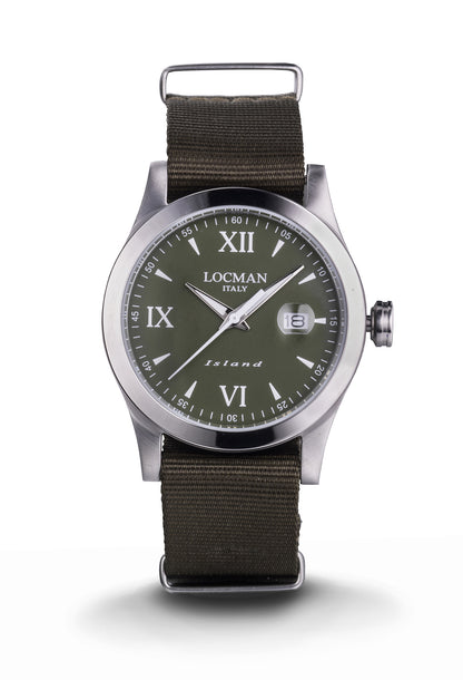 Orologio Locman Island Three Hands Quartz 0614A03-00GRWHNG
