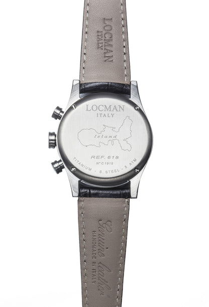 Orologio Locman Island Chronograph 0618A01-00BKWHPK