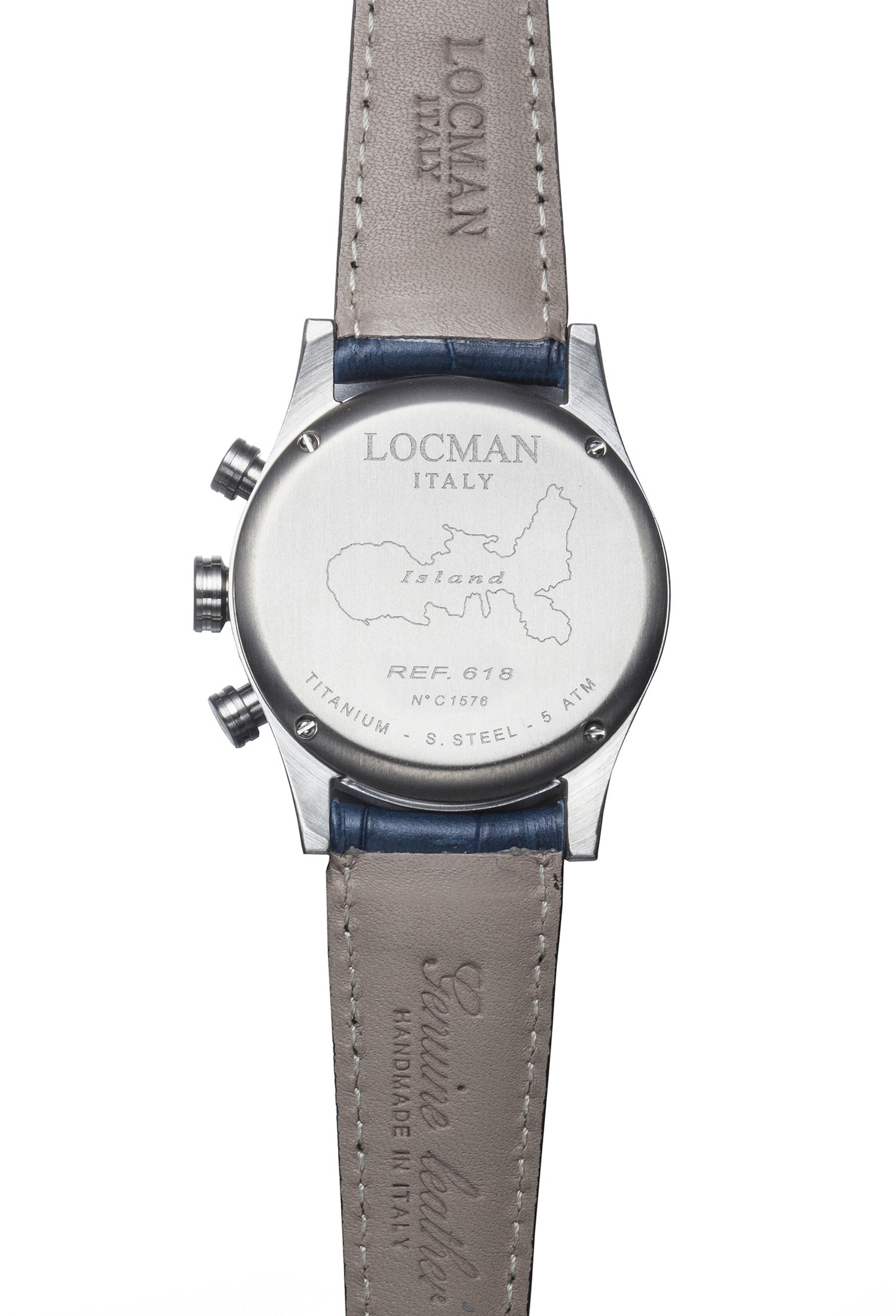 Locman Island Chronograph watch 0618A08-00WHBKPB