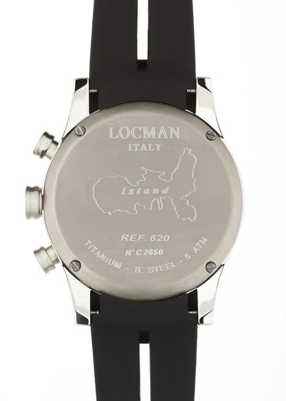 Orologio Locman Island Chronograph 062000KW-BKW2SIK