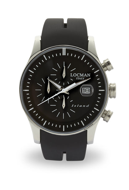 Orologio Locman Island Chronograph 062000KW-BKWSIK