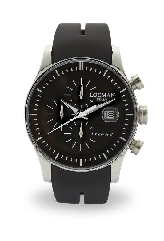 Orologio Locman Island Chronograph 062000KW-BKWSIK