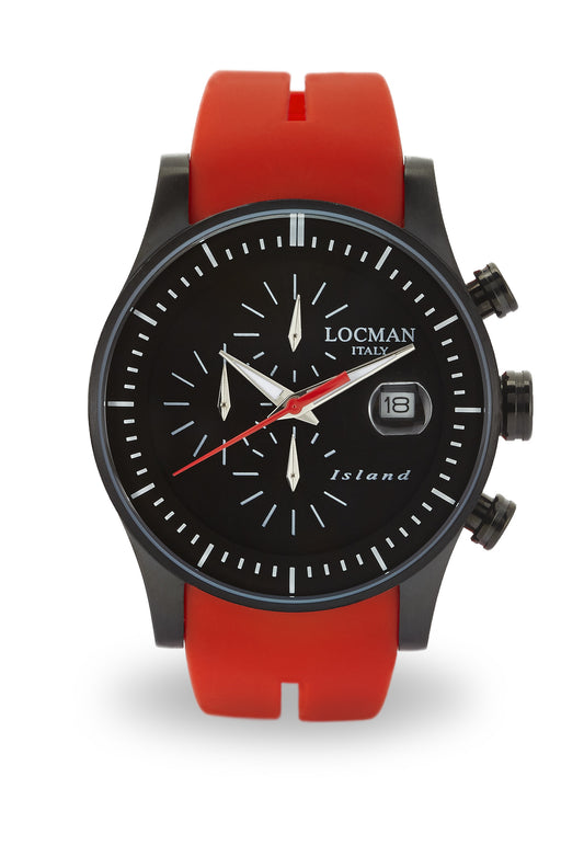 Orologio Locman Island Chronograph 0620BKKW-BKWSIR
