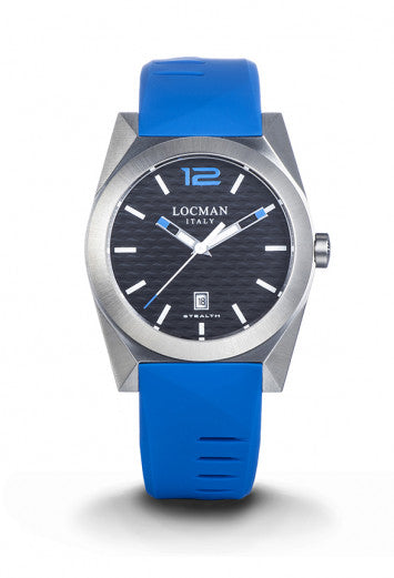 Locman Stealth Three Hands Quartz Watch 0810A01S-00BKSKSS