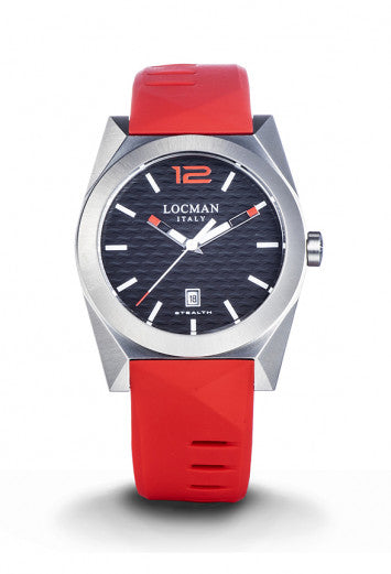 Locman Stealth Quartz watch 0810A01S-00BKRDSR