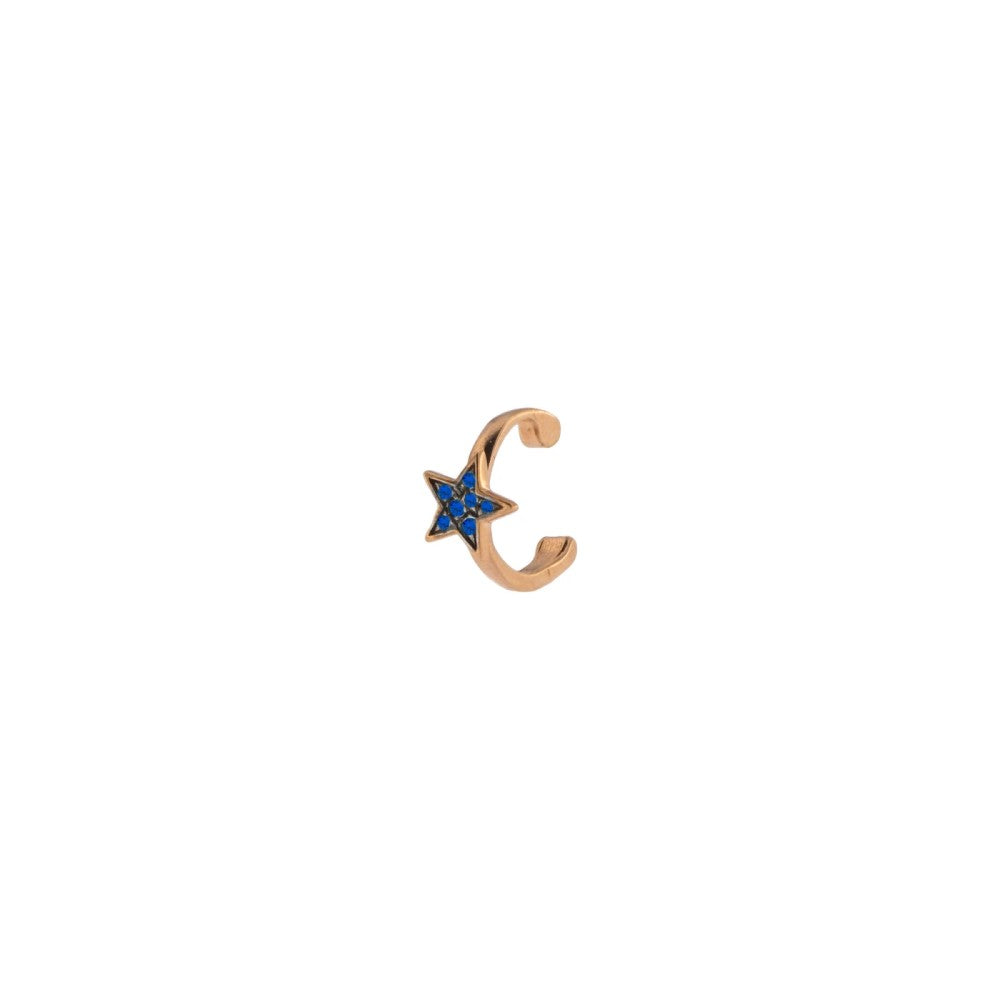 Earcuff Rue Des Mille Stella Zirconi Blu ORZ-EAR STE