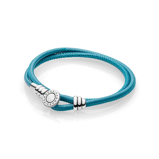 Bracciale Pandora in pelle 597194CTQ-D